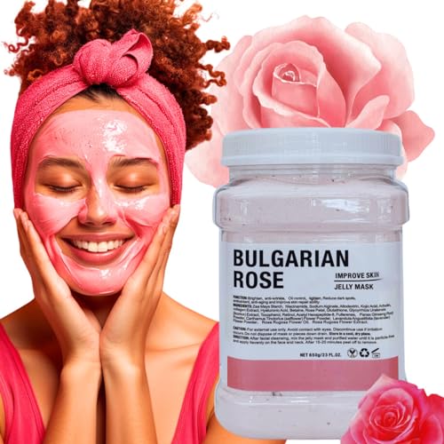 DR MEINAIER Luxury 24K Gold Facial Mask, Smoothing Rejuvenation Mask for Oily and Combination Skin, Jelly mask for Facials Professionals, Jelly Face Mask