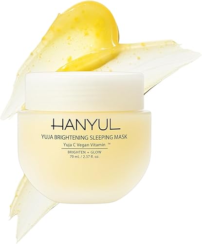 Hanyul Yuja Sleeping Mask | Korean Yuzu Night Cream for Dullness & Une — Our hands-on testing setup for how to use treatment masks
