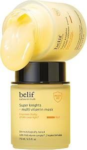 belif Vitamin C Overnight Butter Mask – Hydrating & Rejuvenating Sleeping Mask with Mu