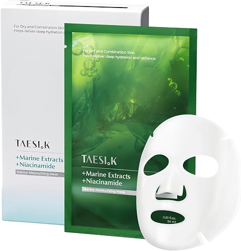 TAESI.K Daily Refresh Hydrating Sheet Mask (6ea), Dewy Glow Niacinamid — Real-world performance testing in action