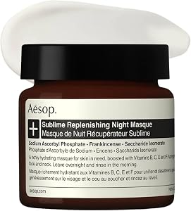 Aesop Sublime Replenishing Night Masque | Hydrating Masque with Vitamins B, C, E, and F |