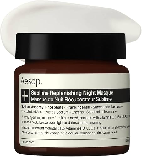 Aesop Sublime Replenishing Night Masque | Hydrating Masque with Vitami — Real-world performance testing in action