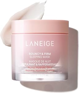LANEIGE Bouncy and Firm Sleeping Mask: Revitalize, Smooth, Peony & Collagen Complex, B