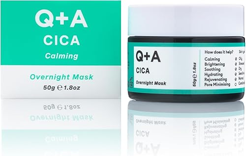 Q+A Cica Overnight Face Mask (50g), Calming, Hydrating and Barrier-Str — Side-by-side comparison of top picks in this category