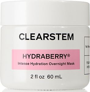 CLEARSTEM HYDRABERRY Hydrating Face Mask for Women - Night Mask for Sleeping for Women wit