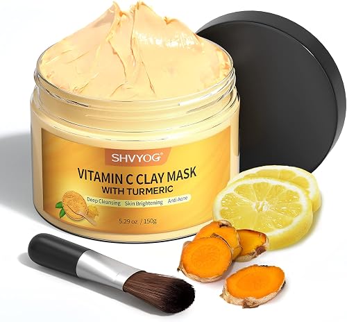SHVYOG Turmeric Vitamin C Clay Mask with Kaolin Clay for Dull & Blemis — Build quality and design details up close