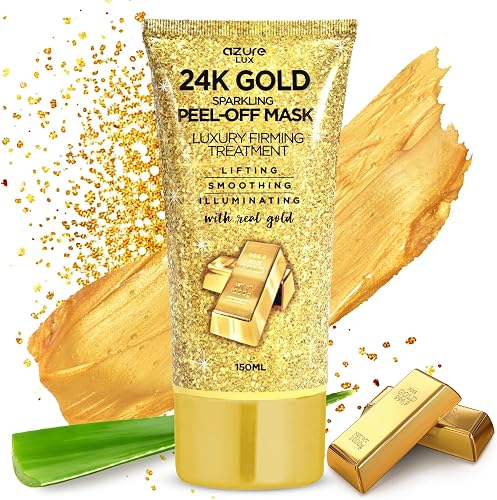 AZURE 24K Gold Firming Peel Off Face Mask- Anti Aging, Lifting, Illumi — Real-world performance testing in action