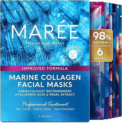 MAREE Collagen Facial Mask with Hyaluronic Acid — Sheet Face Mask Skin — Real-world performance testing in action